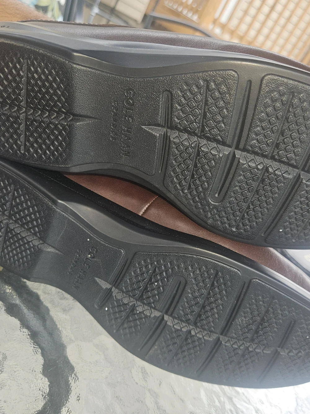 Cole Haan Men’s Brown Leather Slip-On Loafers
